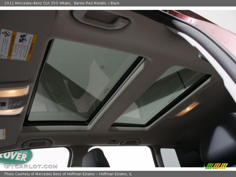 Barolo Red Metallic / Black 2011 Mercedes-Benz GLK 350 4Matic