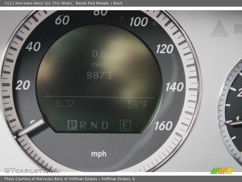 Barolo Red Metallic / Black 2011 Mercedes-Benz GLK 350 4Matic
