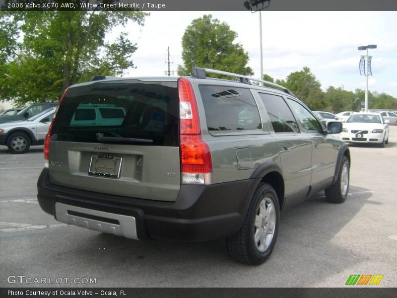 Willow Green Metallic / Taupe 2006 Volvo XC70 AWD