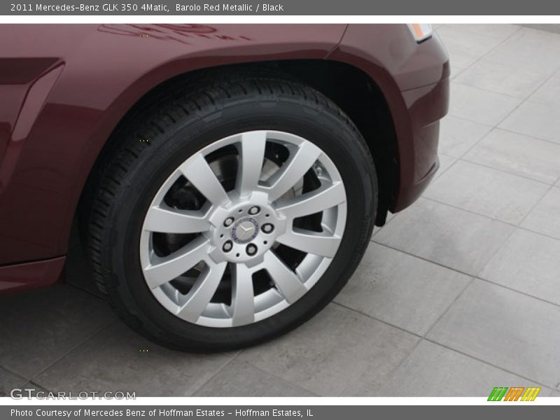 Barolo Red Metallic / Black 2011 Mercedes-Benz GLK 350 4Matic