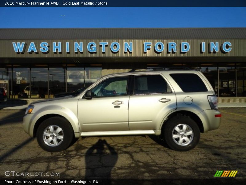 Gold Leaf Metallic / Stone 2010 Mercury Mariner I4 4WD