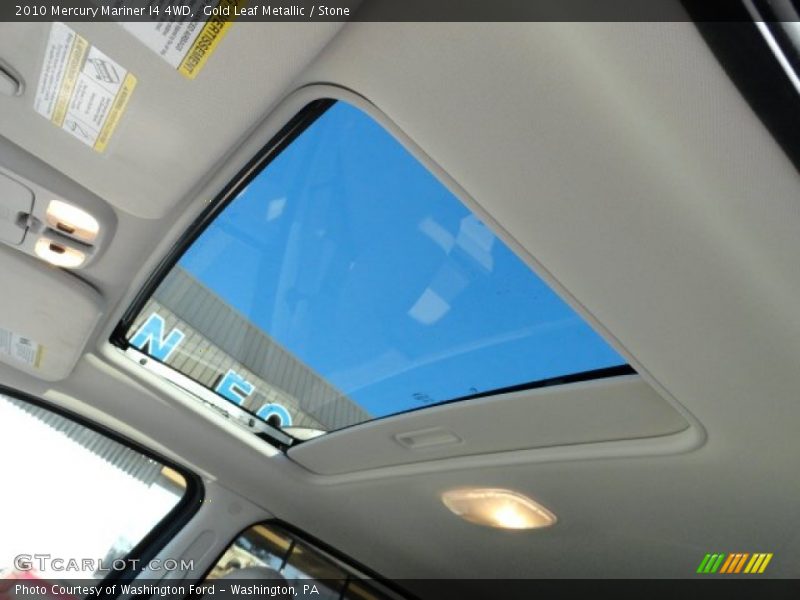 Gold Leaf Metallic / Stone 2010 Mercury Mariner I4 4WD