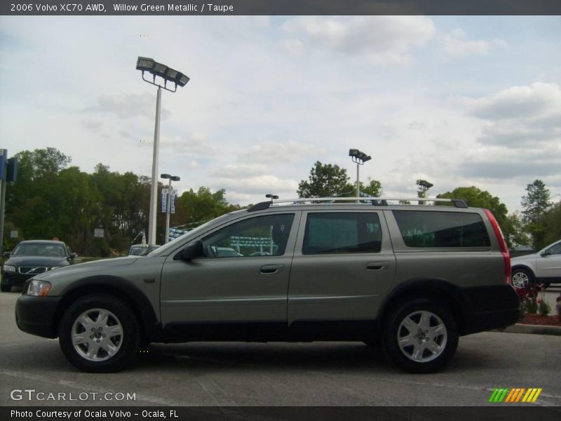 Willow Green Metallic / Taupe 2006 Volvo XC70 AWD