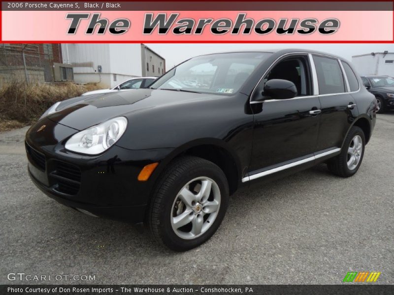 Black / Black 2006 Porsche Cayenne S