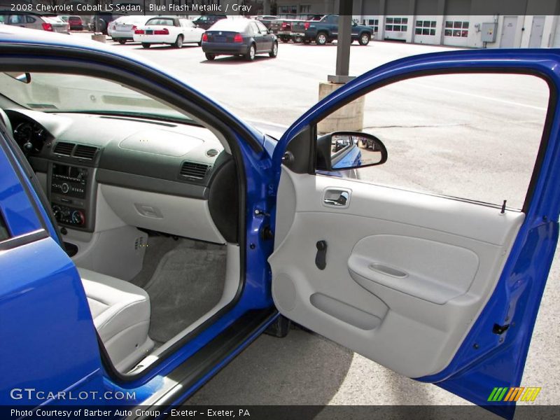 Blue Flash Metallic / Gray 2008 Chevrolet Cobalt LS Sedan