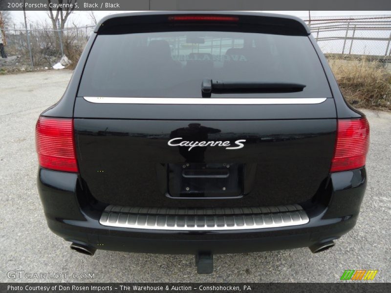 Black / Black 2006 Porsche Cayenne S