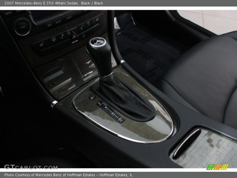Black / Black 2007 Mercedes-Benz E 350 4Matic Sedan