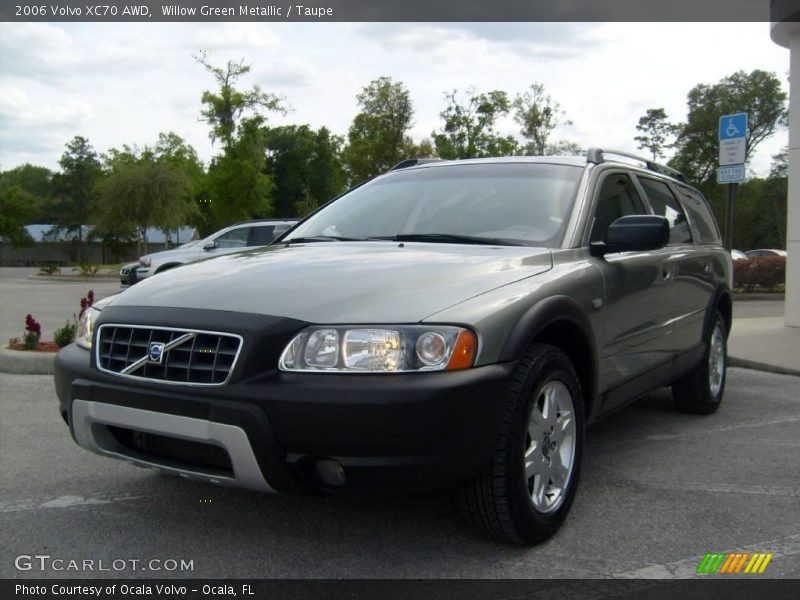 Willow Green Metallic / Taupe 2006 Volvo XC70 AWD