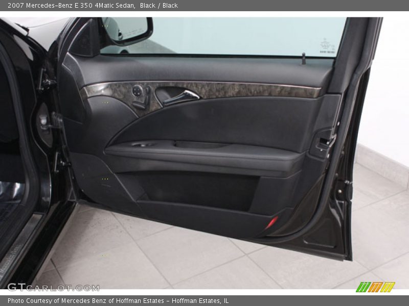 Black / Black 2007 Mercedes-Benz E 350 4Matic Sedan