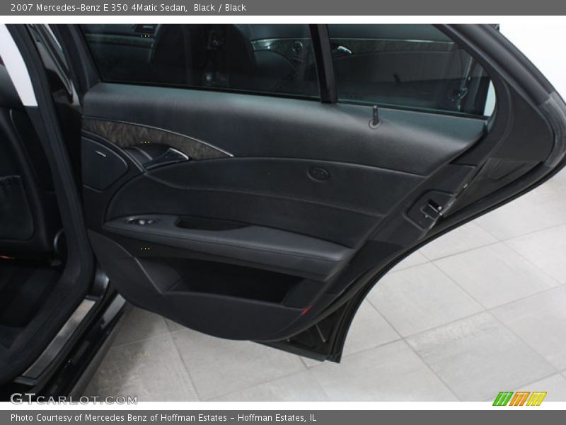 Black / Black 2007 Mercedes-Benz E 350 4Matic Sedan