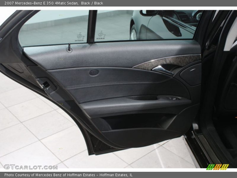Black / Black 2007 Mercedes-Benz E 350 4Matic Sedan