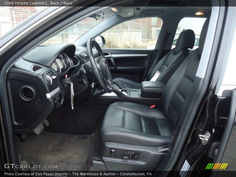  2006 Cayenne S Black Interior