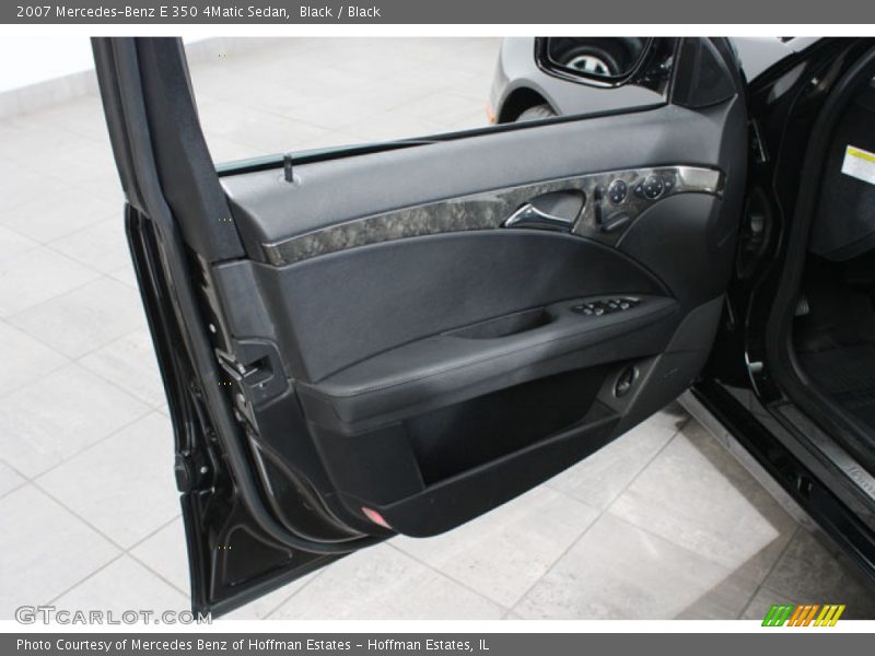 Black / Black 2007 Mercedes-Benz E 350 4Matic Sedan