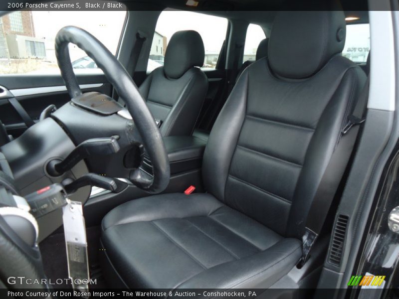  2006 Cayenne S Black Interior
