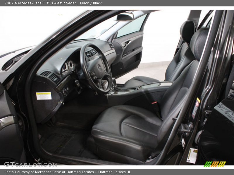 Black / Black 2007 Mercedes-Benz E 350 4Matic Sedan