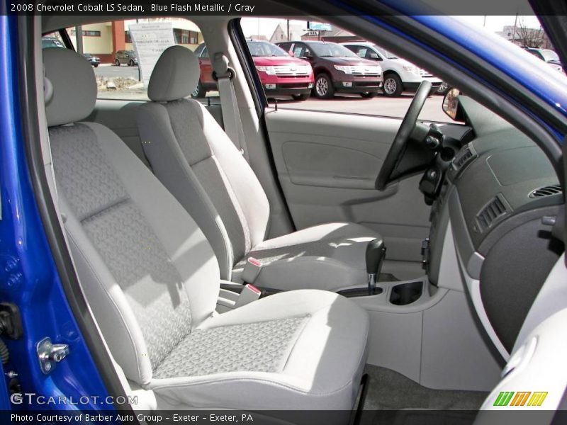 Blue Flash Metallic / Gray 2008 Chevrolet Cobalt LS Sedan