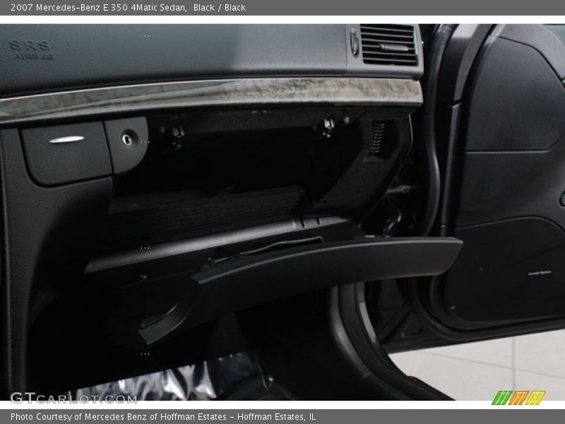 Black / Black 2007 Mercedes-Benz E 350 4Matic Sedan
