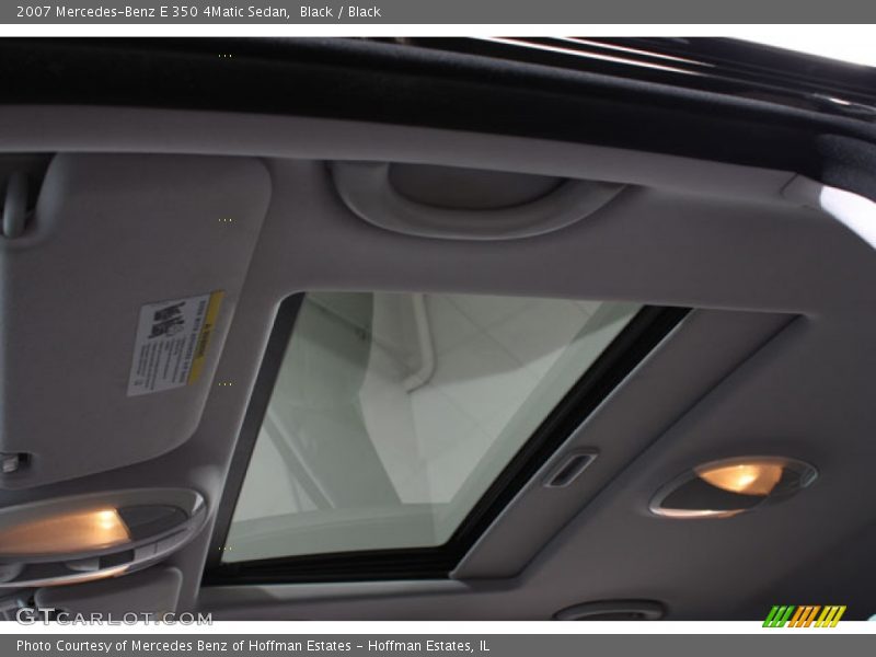 Black / Black 2007 Mercedes-Benz E 350 4Matic Sedan