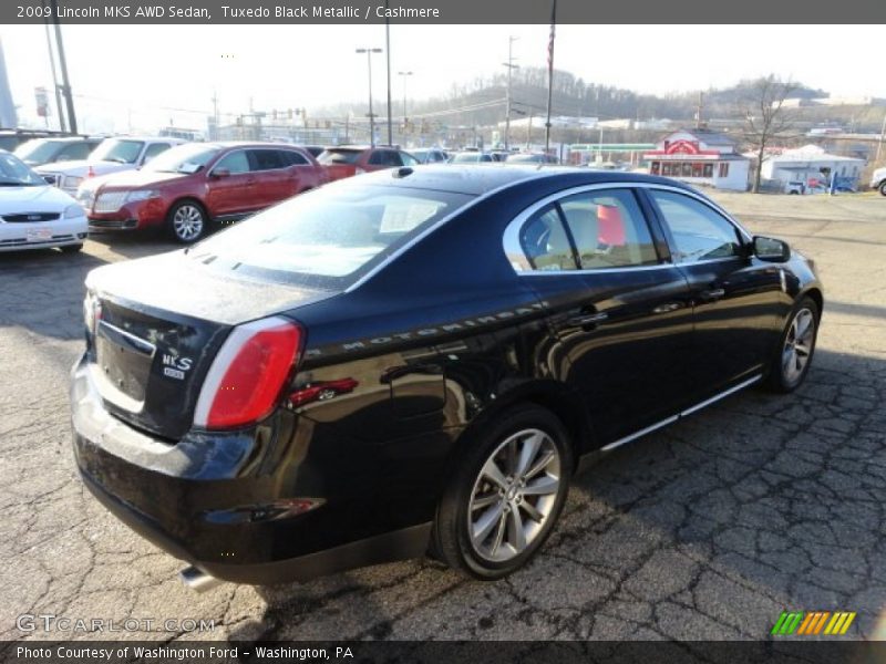 Tuxedo Black Metallic / Cashmere 2009 Lincoln MKS AWD Sedan