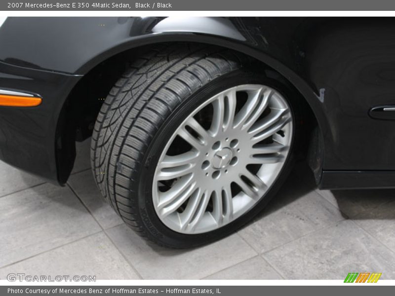 Black / Black 2007 Mercedes-Benz E 350 4Matic Sedan