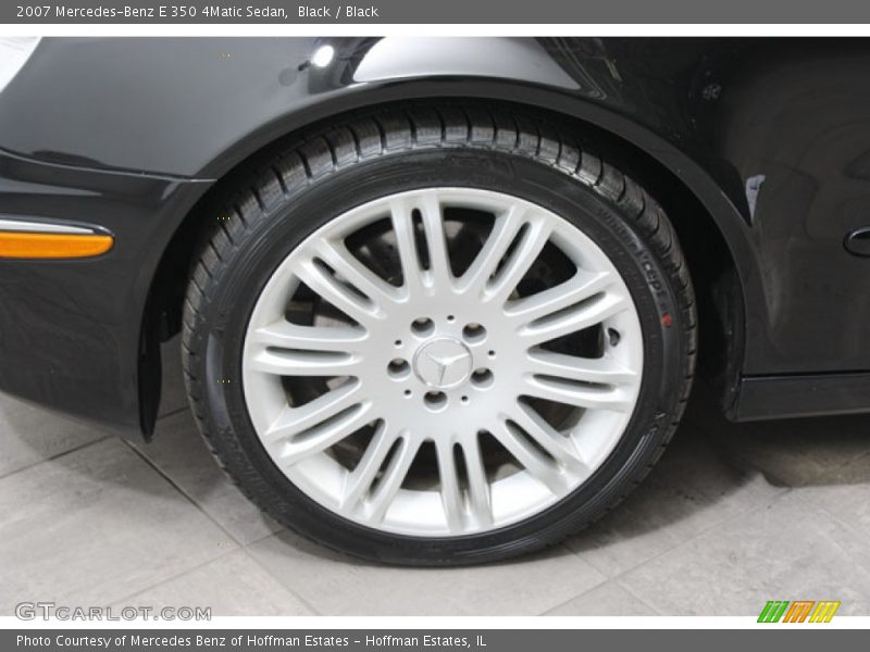 Black / Black 2007 Mercedes-Benz E 350 4Matic Sedan
