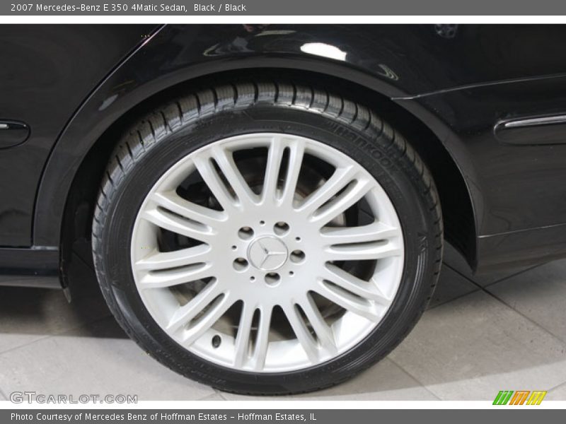 Black / Black 2007 Mercedes-Benz E 350 4Matic Sedan