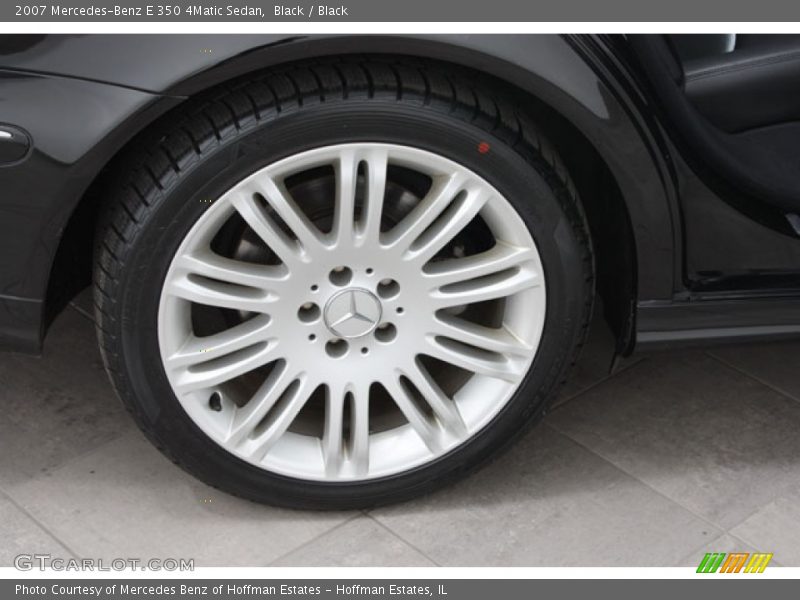 Black / Black 2007 Mercedes-Benz E 350 4Matic Sedan