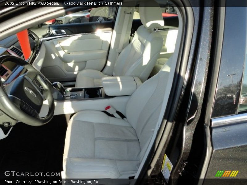 Tuxedo Black Metallic / Cashmere 2009 Lincoln MKS AWD Sedan