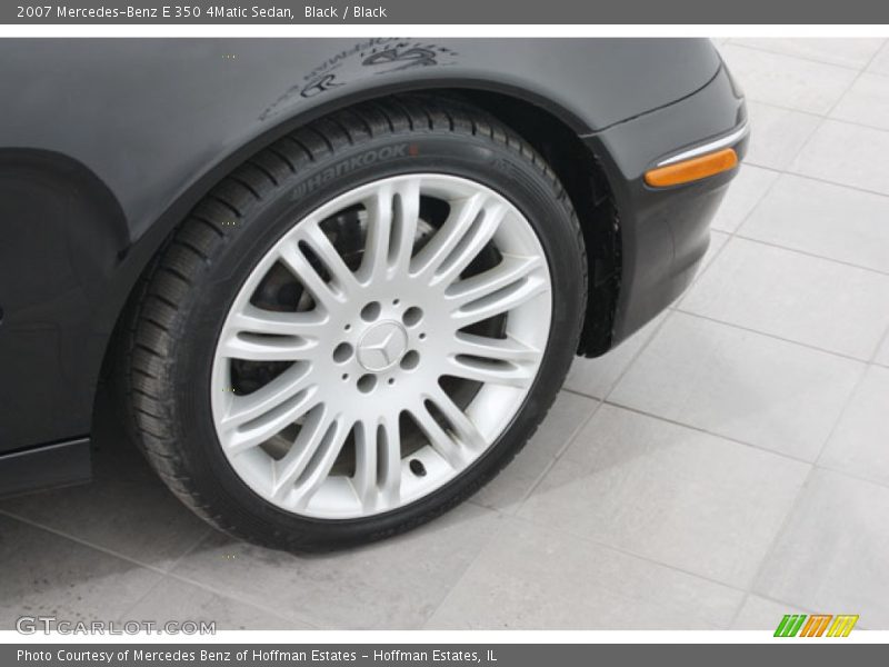 Black / Black 2007 Mercedes-Benz E 350 4Matic Sedan
