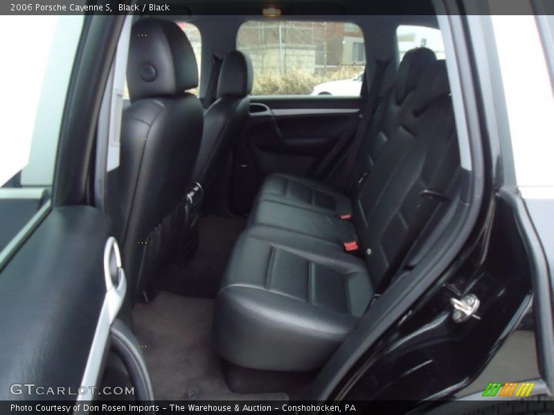  2006 Cayenne S Black Interior