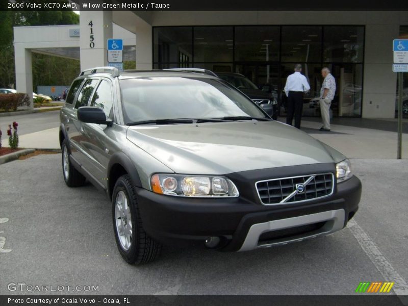 Willow Green Metallic / Taupe 2006 Volvo XC70 AWD