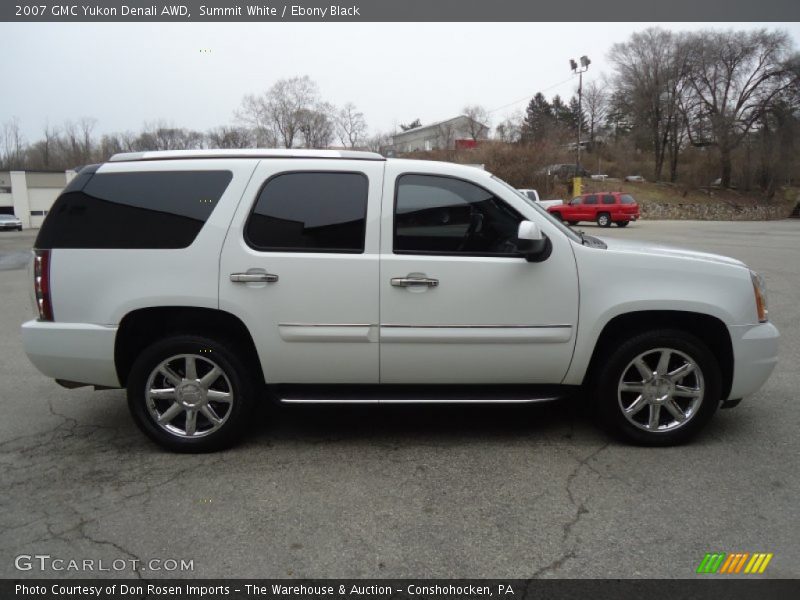 Summit White / Ebony Black 2007 GMC Yukon Denali AWD