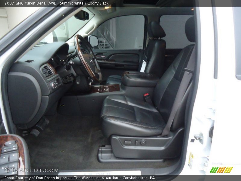  2007 Yukon Denali AWD Ebony Black Interior