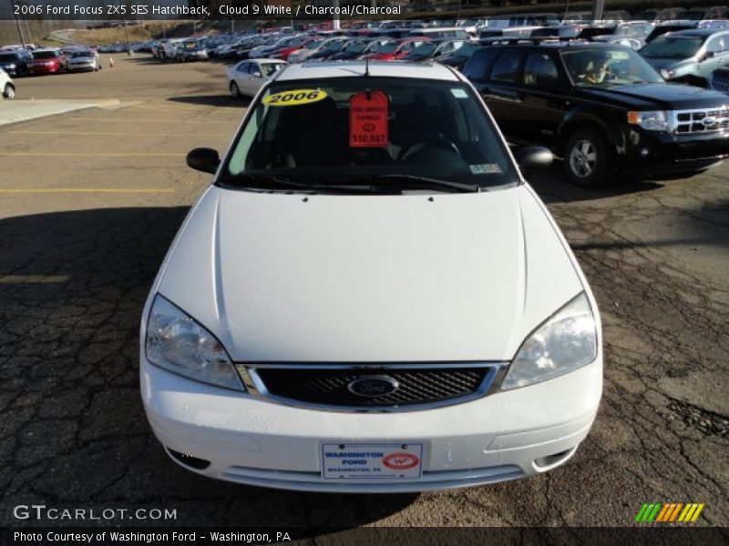 Cloud 9 White / Charcoal/Charcoal 2006 Ford Focus ZX5 SES Hatchback