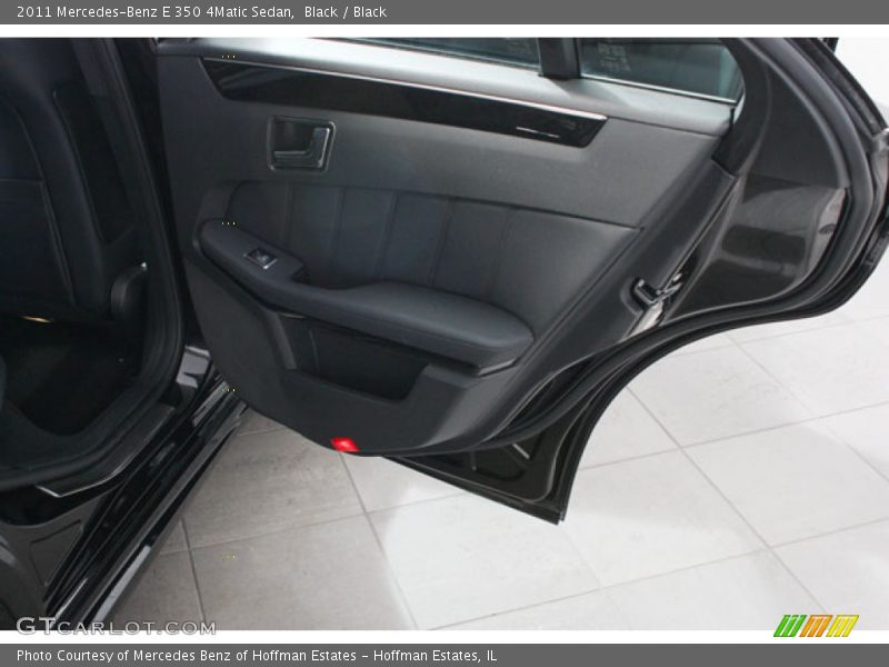 Black / Black 2011 Mercedes-Benz E 350 4Matic Sedan