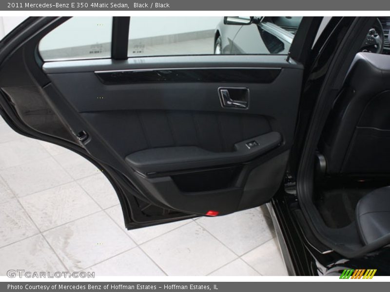 Black / Black 2011 Mercedes-Benz E 350 4Matic Sedan