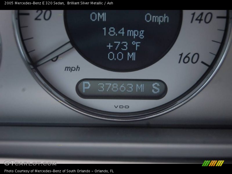 Brilliant Silver Metallic / Ash 2005 Mercedes-Benz E 320 Sedan