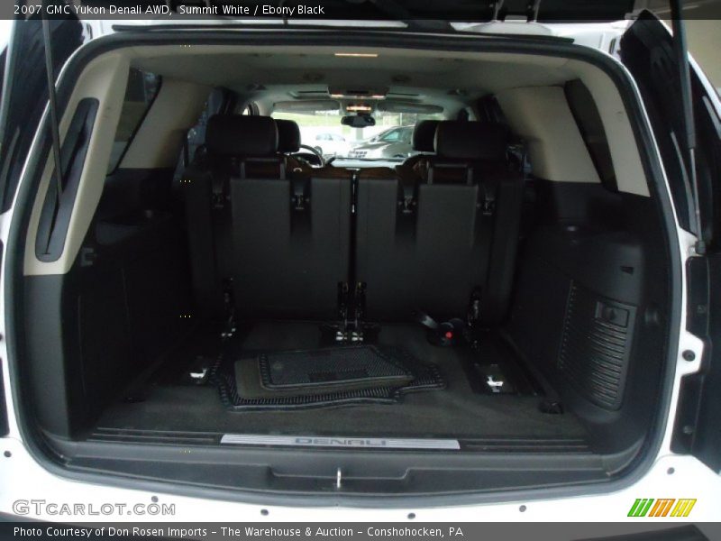 Summit White / Ebony Black 2007 GMC Yukon Denali AWD
