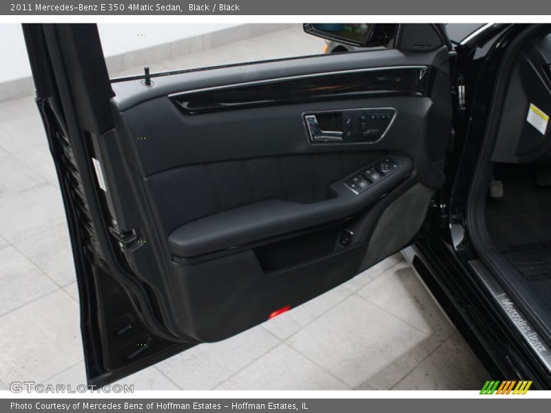 Black / Black 2011 Mercedes-Benz E 350 4Matic Sedan