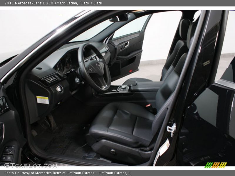 Black / Black 2011 Mercedes-Benz E 350 4Matic Sedan