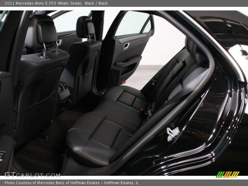 Black / Black 2011 Mercedes-Benz E 350 4Matic Sedan