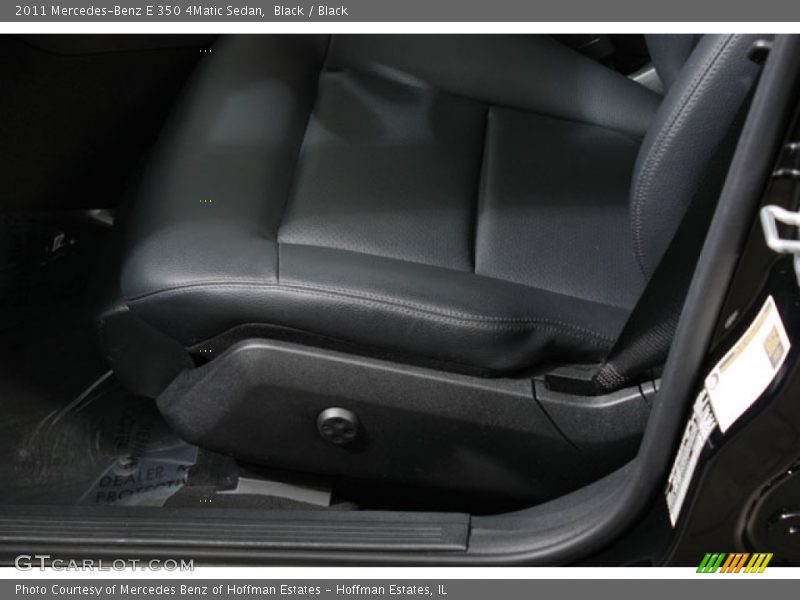 Black / Black 2011 Mercedes-Benz E 350 4Matic Sedan