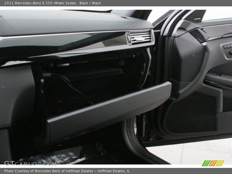 Black / Black 2011 Mercedes-Benz E 350 4Matic Sedan