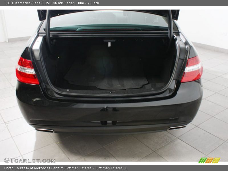 Black / Black 2011 Mercedes-Benz E 350 4Matic Sedan