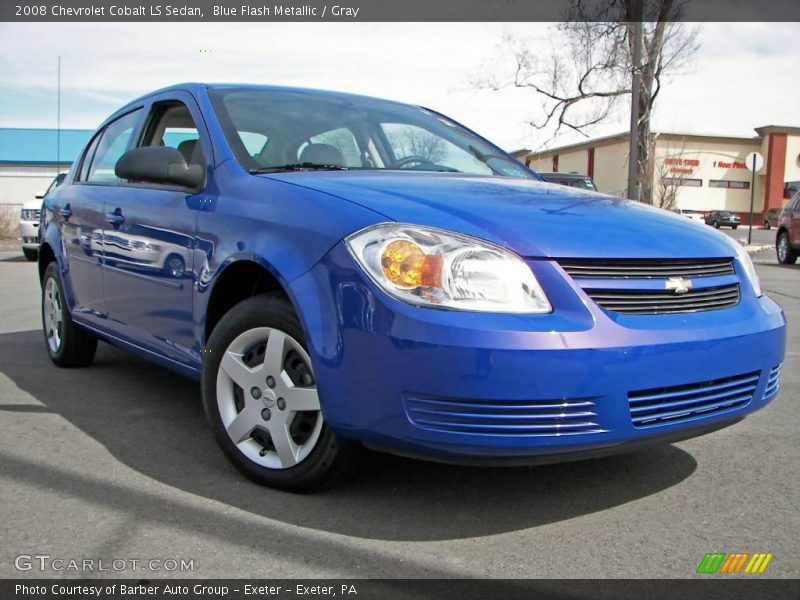 Blue Flash Metallic / Gray 2008 Chevrolet Cobalt LS Sedan