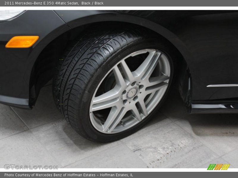Black / Black 2011 Mercedes-Benz E 350 4Matic Sedan