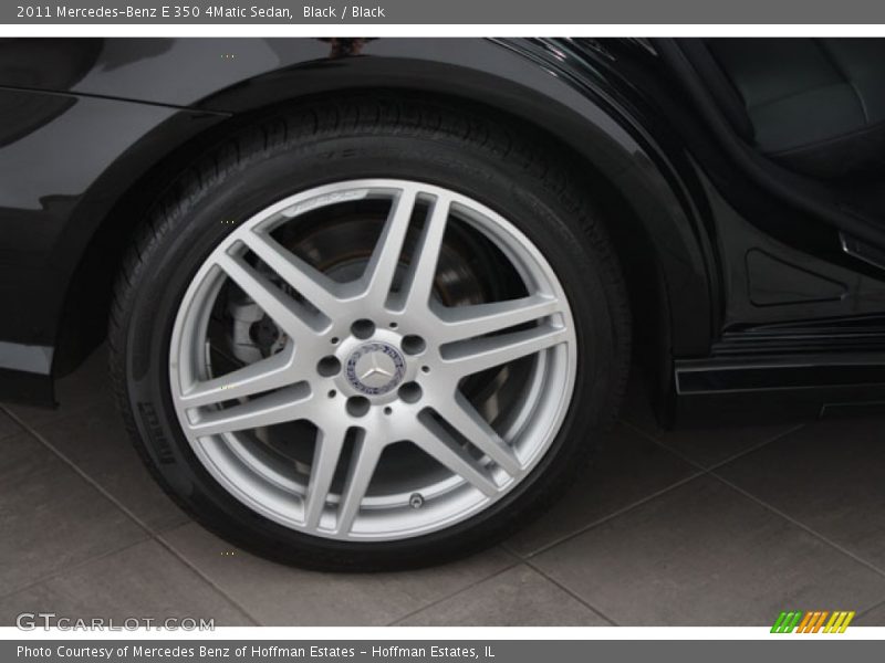 Black / Black 2011 Mercedes-Benz E 350 4Matic Sedan