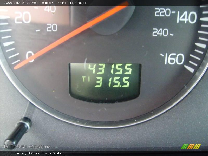 Willow Green Metallic / Taupe 2006 Volvo XC70 AWD