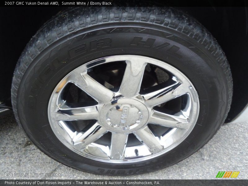 Summit White / Ebony Black 2007 GMC Yukon Denali AWD