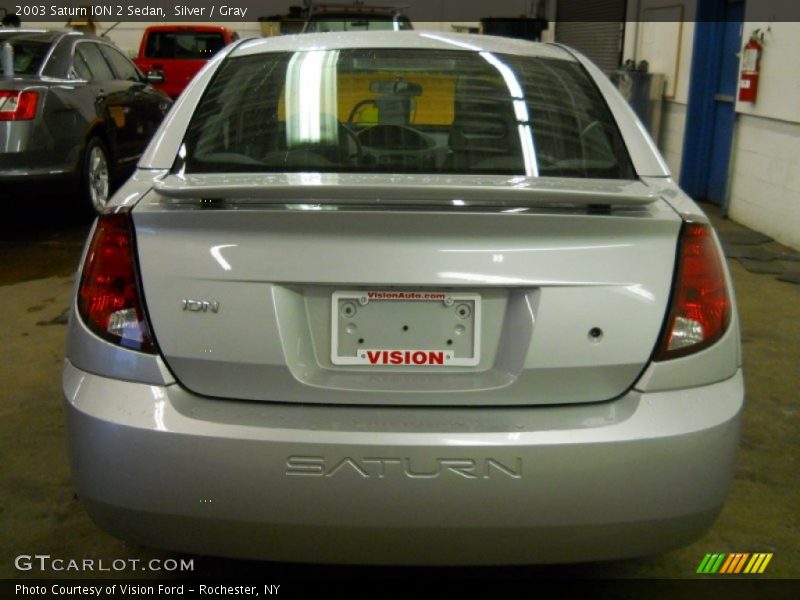 Silver / Gray 2003 Saturn ION 2 Sedan